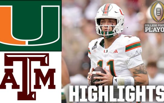 CFP First Round: Miami Hurricanes vs. Texas A&M Aggies | Full Game Highlights | ESPN CFB